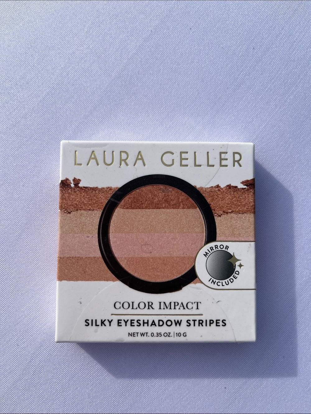 Laura Geller Silky Eyeshadow Stripes - Pink and Bronze Tones